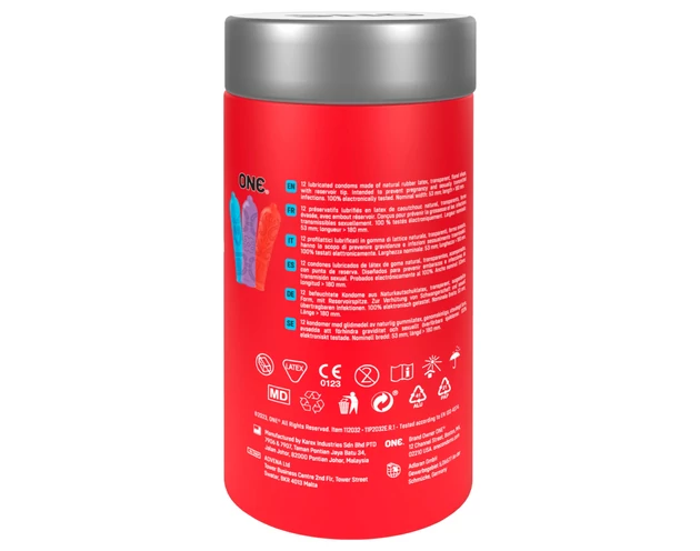 ONE Tattoo Touch - tetkó mintás óvszer (12db)