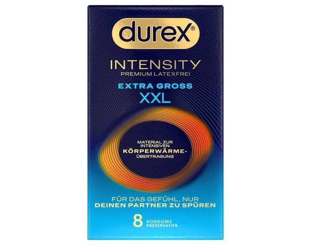 Durex Intensity XXL - latexmentes óvszer (8db)