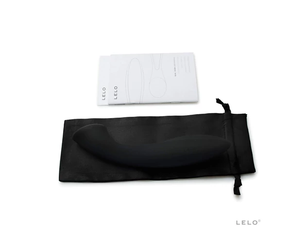 LELO Ella - kétvégű dildó (fekete)