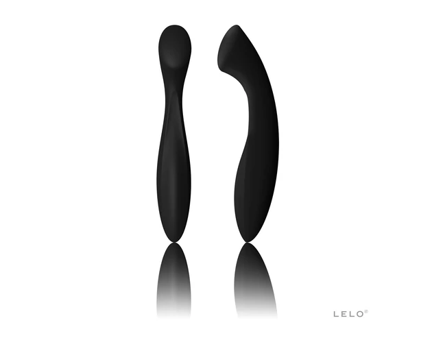 LELO Ella - kétvégű dildó (fekete)
