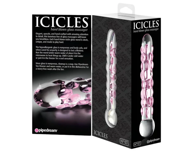 Icicles No. 7 - gyöngyös üveg dildó