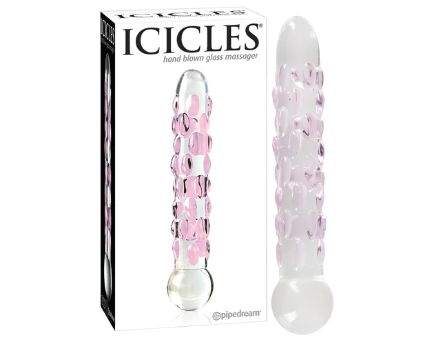 Icicles No. 7 - gyöngyös üveg dildó