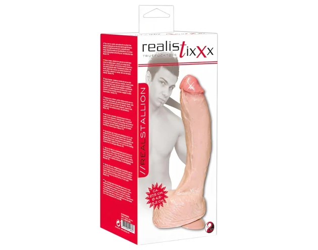 realistixxx Giant - extra nagy dildó (natúr)