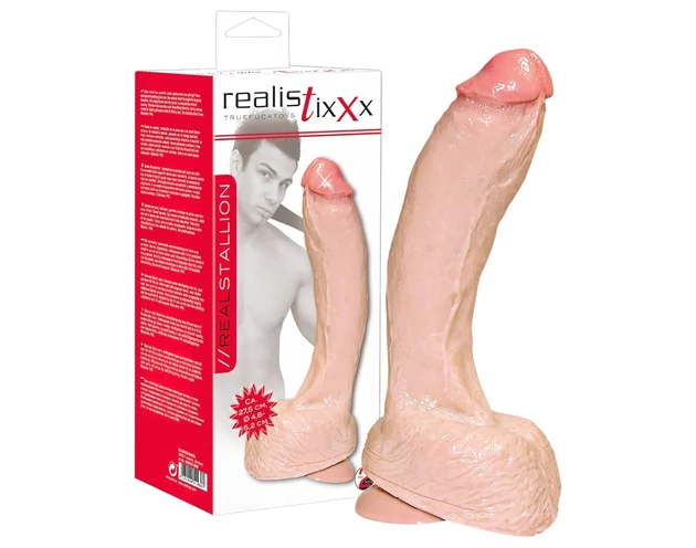 realistixxx Giant - extra nagy dildó (natúr)