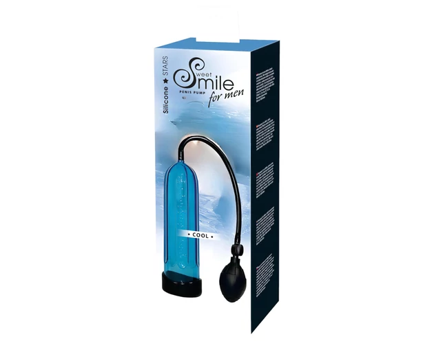 SMILE Cool - péniszpumpa (kék)