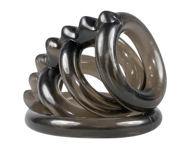 Bad Kitty - tüskés, négyszeres péniszgyűrű