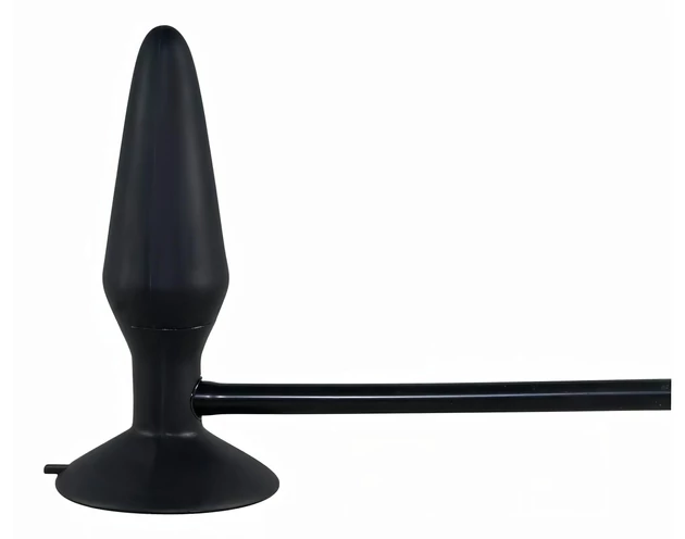 You2Toys True Black - pumpálható análtágító (fekete)