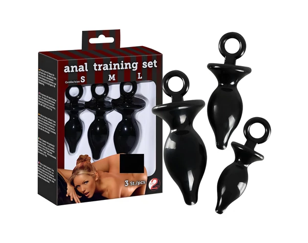 You2Toys - Anál tréning szett - 3db (fekete)