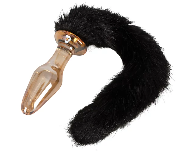 You2Toys - Üveg anál plug cicafarokkal