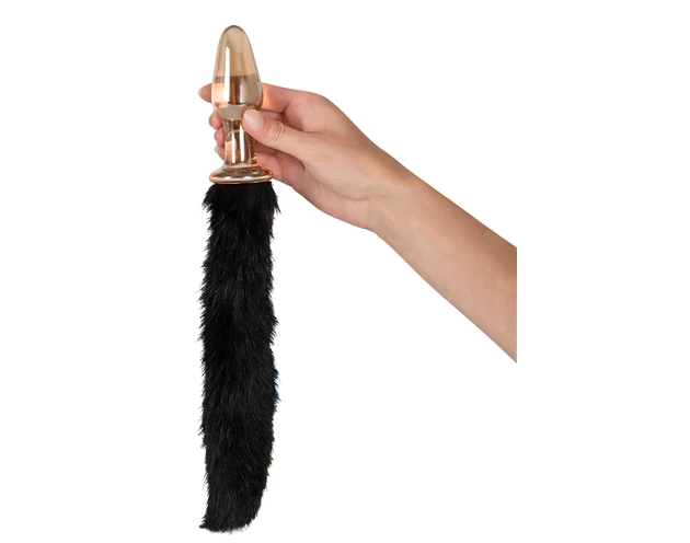 You2Toys - Üveg anál plug cicafarokkal