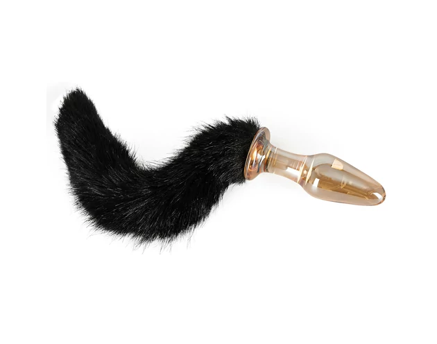 You2Toys - Üveg anál plug cicafarokkal