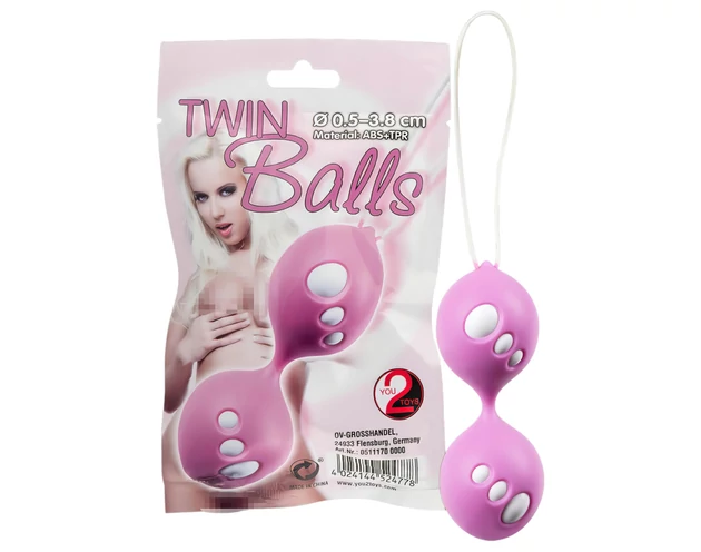 You2Toys - Twin Balls - gésagolyó duó (pink)