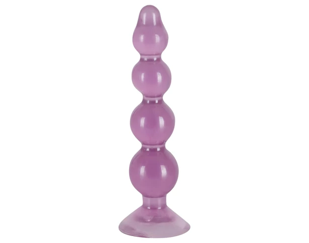 You2Toys - anal beads - tapadókorongos análbot (lila)