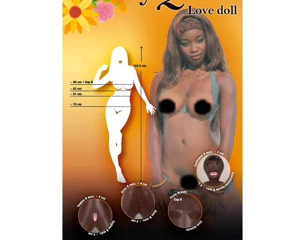 You2Toys - Beauty Queen- Fekete szépség guminő