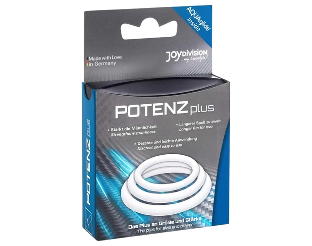 POTENZplus péniszgyűrű - szett (3db)