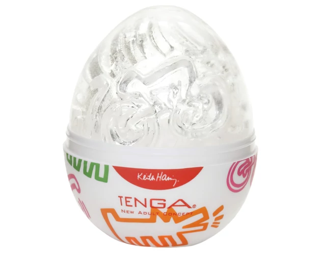 TENGA Egg Keith Haring Street - tojás maszturbátor (1db)