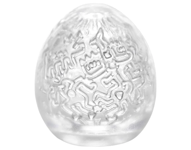 TENGA Egg Keith Haring Party - tojás maszturbátor (1db)