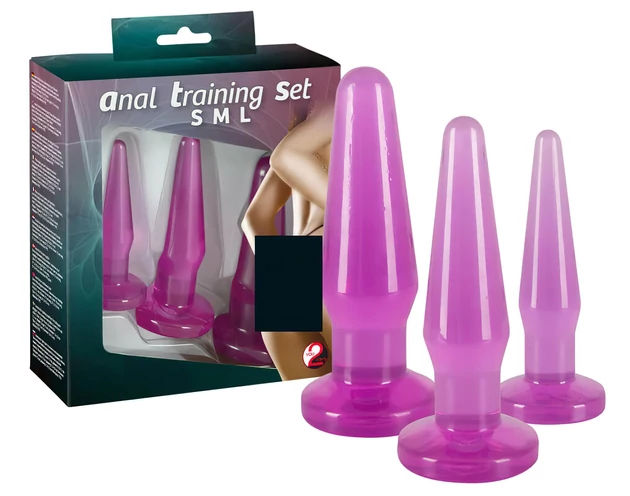 You2Toys - Anál tréning plug szett - 3db (lila)