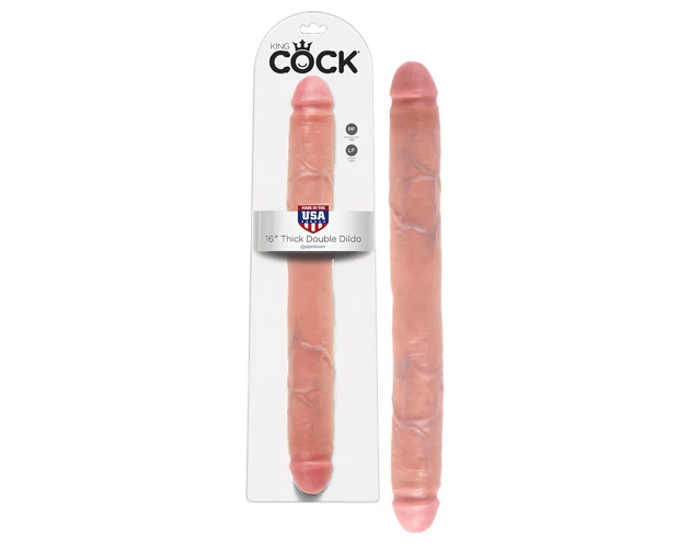 King Cock 16 páros nagy dildó (41 cm) - natúr