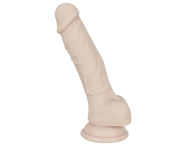 You2Toys - Szilikon tapadókorongos dildó - közepes (natúr)