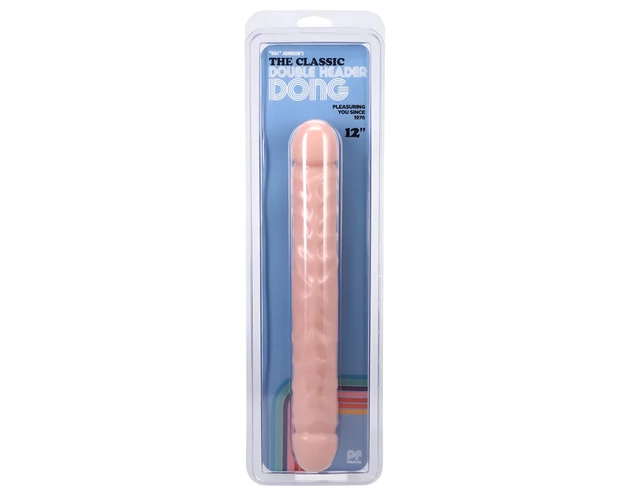 Doc Johnson dupla dildó - natúr (30,5cm)