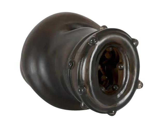 Rebel - bordázott péniszköpeny (szürke)