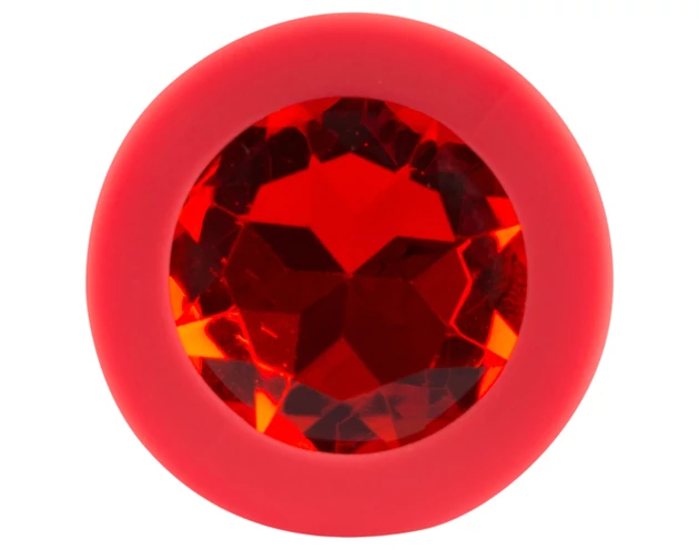 Colorful JOY - szilikon anál plug - kicsi (piros)