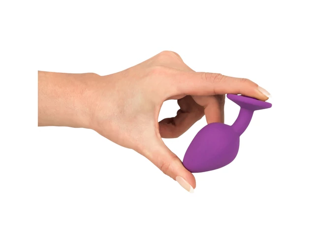 Colorful JOY - szilikon anál plug - közepes (lila)
