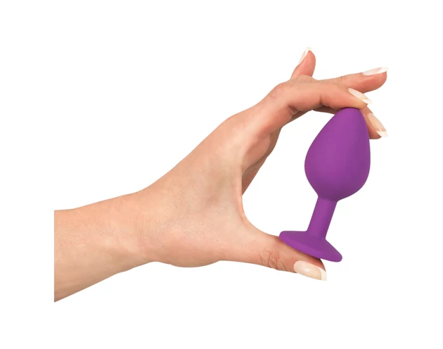 Colorful JOY - szilikon anál plug - közepes (lila)