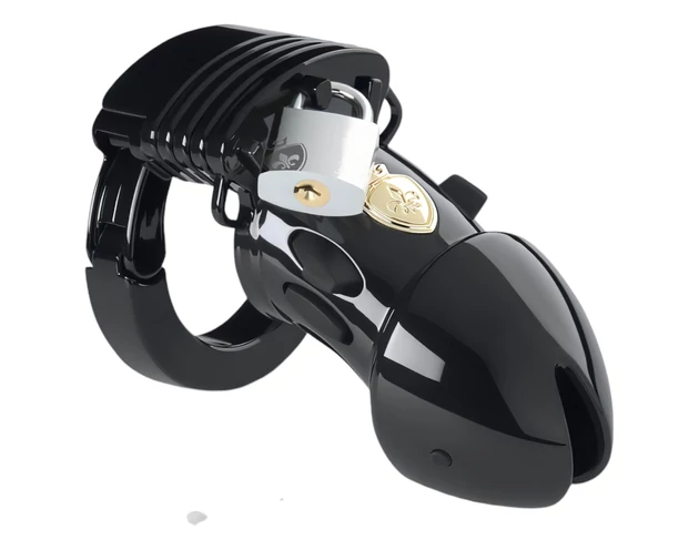 mystim Black Edition PUBIC ENEMY No 1 - elektro pénisz ketrec