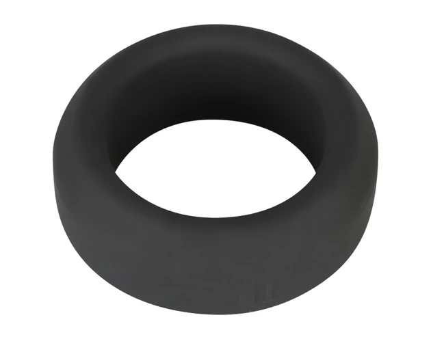 Black Velvet - vastagfalú péniszgyűrű (2,6cm) - fekete