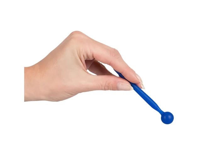Dilator Sperm Stopper - gömbös, szilikon dilátor (kék)