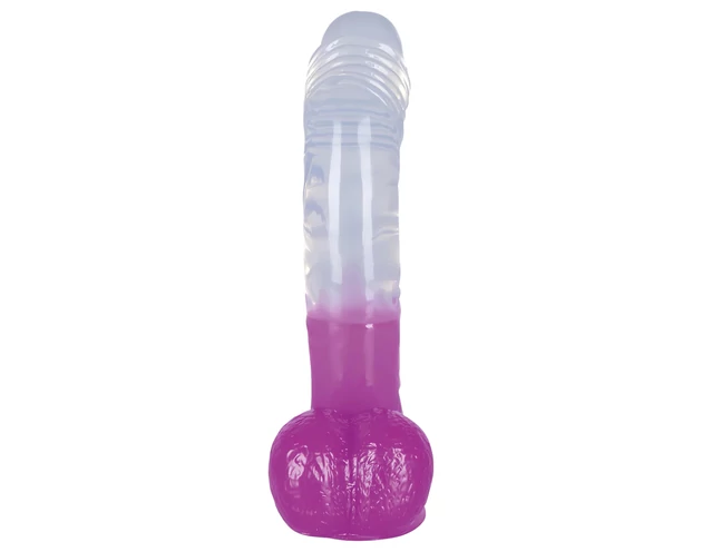 You2Toys - Ready mate - műpénisz dildó (átlátszó-lila)