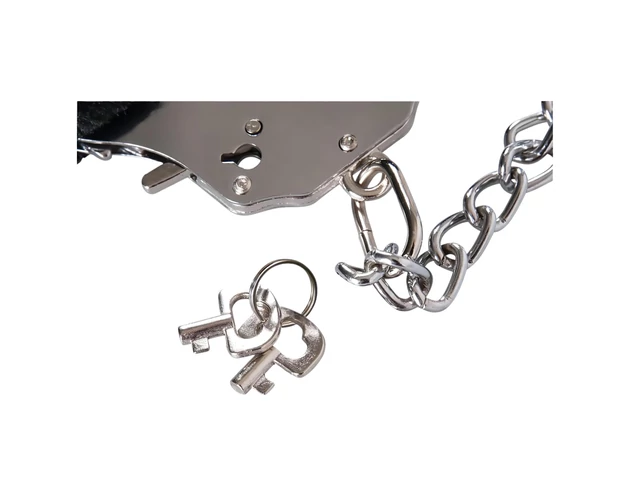 You2Toys - Plüss bilincs hosszú lánccal - fekete