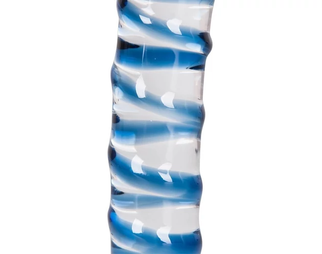 You2Toys - Arts Clair Bleu - spirális üveg dildó