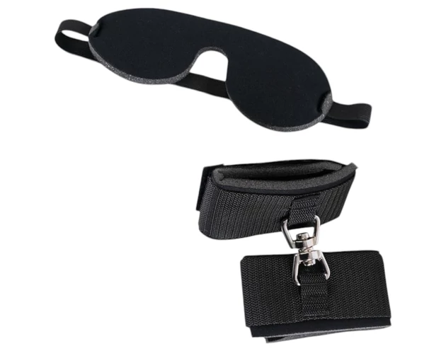 Bad Kitty - bilincs és szemtakaró (fekete)