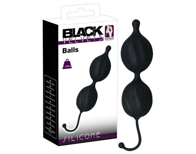 Black Velvet hullámos gésagolyó duó
