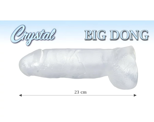 Kristálytiszta óriás dildó