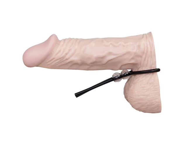 You2Toys - Állítható, gyöngyös péniszgyűrű (fekete)