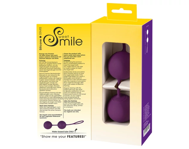 SMILE XXL Balls - óriás gésagolyó (lila)