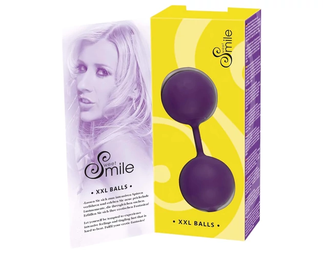 SMILE XXL Balls - óriás gésagolyó (lila)