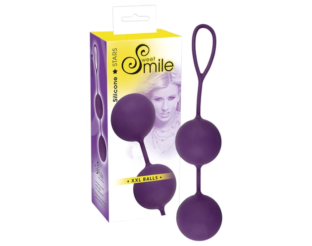 SMILE XXL Balls - óriás gésagolyó (lila)
