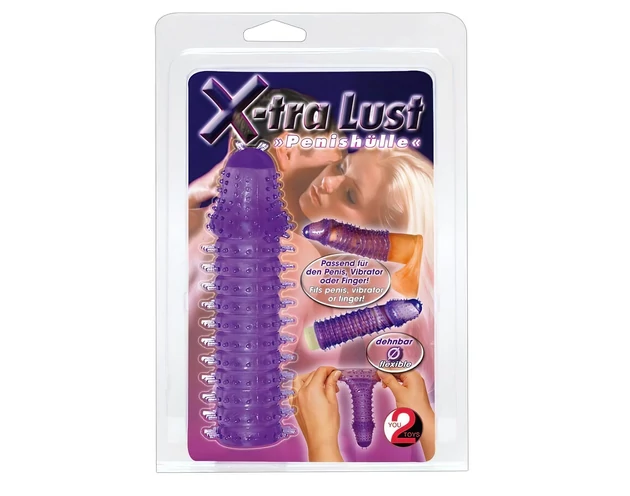 You2Toys - X-tra kéj péniszköpeny (lila)