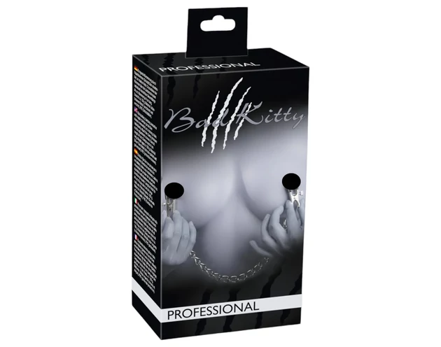 Bad Kitty - láncos állítható csipesz