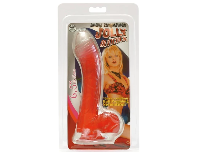 Jolly dildó (17cm) - vörös