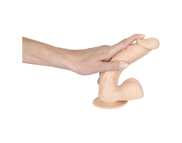 Európai szerető - herés dildó - közepes (natúr)