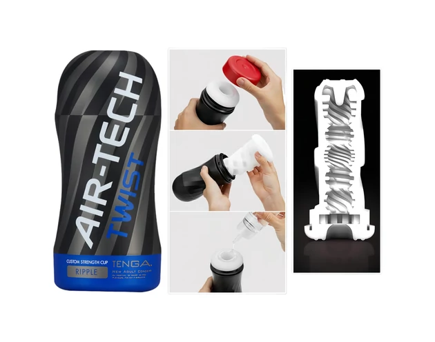 TENGA Air Tech Twist Ripple - maszturbátor
