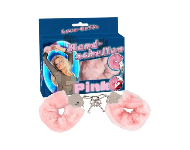 You2Toys - Plüss bilincsek - rózsaszín