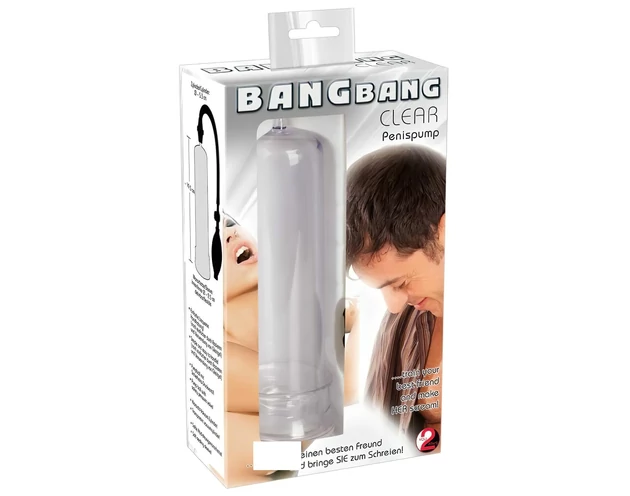 Bang Bang péniszpumpa - átlátszó