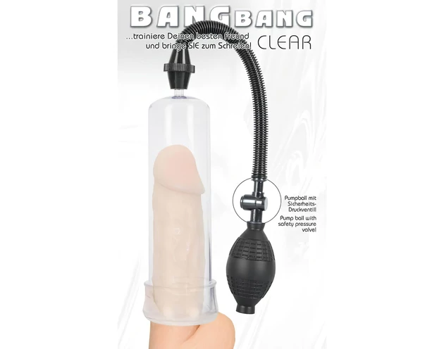 Bang Bang péniszpumpa - átlátszó